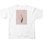 rilybiiの*Cherry Blossom ,Peach ,Tulip . All-Over Print T-Shirt :back