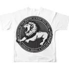 Ａ’ｚｗｏｒｋＳのLION IN A CIRCLE フルグラフィックTシャツの背面
