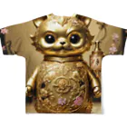 AI妖怪大図鑑の香水妖怪　ココシャネコ フルグラフィックTシャツの背面