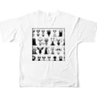 きままにまにまにの不可思議な隣人 All-Over Print T-Shirt :back