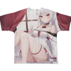 studio AzurのAria3 ディフォルメ フルグラフィックTシャツの背面