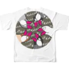 あまざけ屋の怒れる五羽の文鳥！！ All-Over Print T-Shirt :back