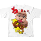 ニゴ猫　shopのわーにんぐっ All-Over Print T-Shirt :back