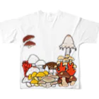 dokukinoko1000の毒キノコのべにてんくん All-Over Print T-Shirt :back