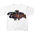 okono_eのA FISH by 5-year-old All-Over Print T-Shirt :back