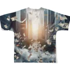 yeagerのmoney All-Over Print T-Shirt :back