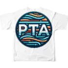 PTA役員のお店のPTA フルグラフィックTシャツの背面