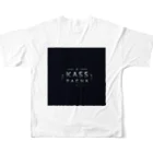 Kass Pachaストアの都会のバレリーナ フルグラフィックTシャツの背面