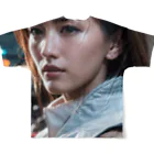 ken16のジェーンちゃん All-Over Print T-Shirt :back
