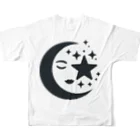 hanahanabiの月 フルグラフィックTシャツの背面