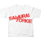 ANFANG のANFANG SAMURAI YORKIE フルグラフィックTシャツの背面