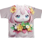 Raindanceのゆるキャット　No.1 フルグラフィックTシャツの背面