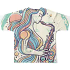 八王子やましぎのテナーサックス ５ All-Over Print T-Shirt :back