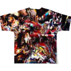 探花のcolor color All-Over Print T-Shirt :back