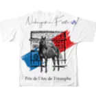 Loveuma. official shopのNakayama Festa 〜Prix de I'Arc de Triomphe〜 by AERU フルグラフィックTシャツの背面