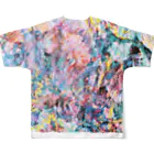 mikoの花占い フルグラフィックTシャツの背面