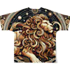 tsukino-utenaの星めぐり《Leo・獅子座》 All-Over Print T-Shirt :back