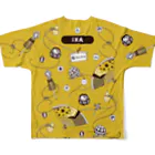 【広島iXA】ショップ（ｼ戦店）の【！NEW！】ｼ戦 新制服 複製（2024版） All-Over Print T-Shirt :back