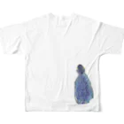 つぎのラピス島ペンギン フルグラフィックTシャツの背面