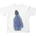 つぎのラピス島ペンギン フルグラフィックTシャツの背面