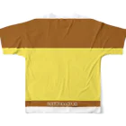 4newChanponのカステラ王国 フルグラフィックTシャツの背面