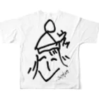 はにゐ洋装店の似顔絵描いてもらった(さとうもときさん編) All-Over Print T-Shirt :back