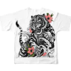 大和の虎 フルグラフィックTシャツの背面
