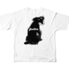 jastice1037の見返り犬ジャスティス All-Over Print T-Shirt :back