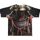 AQUAMETAVERSEの甲冑戦隊ノブレンジャー　Tomoe bb 2712 All-Over Print T-Shirt :back