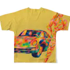 ieharatoshiakiのスーパーカーガール All-Over Print T-Shirt :back