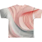 chan-takehaniの流動する美 All-Over Print T-Shirt :back