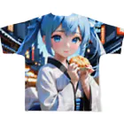 studio AzurのAzur 夏祭り フルグラフィックTシャツの背面