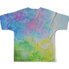 zono-on shop☆の Dammar resin All-Over Print T-Shirt :back