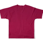 AI魔術師の東京レトロ屋の美少女仮面への憧れ All-Over Print T-Shirt :back
