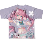 みけおうのアイドルみあちゃん All-Over Print T-Shirt :back