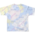 works_charunの♡ All-Over Print T-Shirt :back