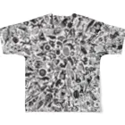 ヴンダーカンマーの円（フルグラ） All-Over Print T-Shirt :back