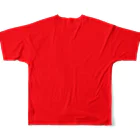 tottoの攻撃トスサイン／スポーツＴシャツ(番号なし.赤) All-Over Print T-Shirt :back