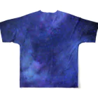 YukapasaのGalaxy Blue All-Over Print T-Shirt :back