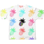 benñy’sのパイナップル1 All-Over Print T-Shirt :back