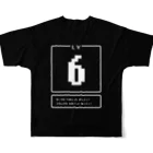 tottoの攻撃トスサイン／スポーツTシャツ(LV.6) フルグラフィックTシャツの背面