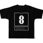 tottoの攻撃トスサイン／スポーツTシャツ(LV.8) フルグラフィックTシャツの背面