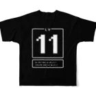 tottoの攻撃トスサイン／スポーツTシャツ(LV.11) フルグラフィックTシャツの背面