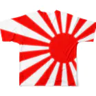 旭日ショップの裏表両面印刷旭日旗Tシャツ フルグラフィックTシャツの背面