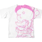 Yukiの黄色いヤツのめいどあー All-Over Print T-Shirt :back