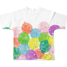 Tree Sparrowのみずふうせん All-Over Print T-Shirt :back