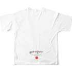 56 - Goroh TagawaのCancer フルグラフィックTシャツの背面