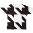 TATEYAMAのHoundtooth All-Over Print T-Shirt :back