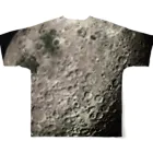 SPACE++の” the MOON - 愛と幸運の星 ” フルグラフィックTシャツの背面