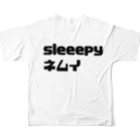 sleeepy0ooのsleeepy  2.3 フルグラフィックTシャツの背面